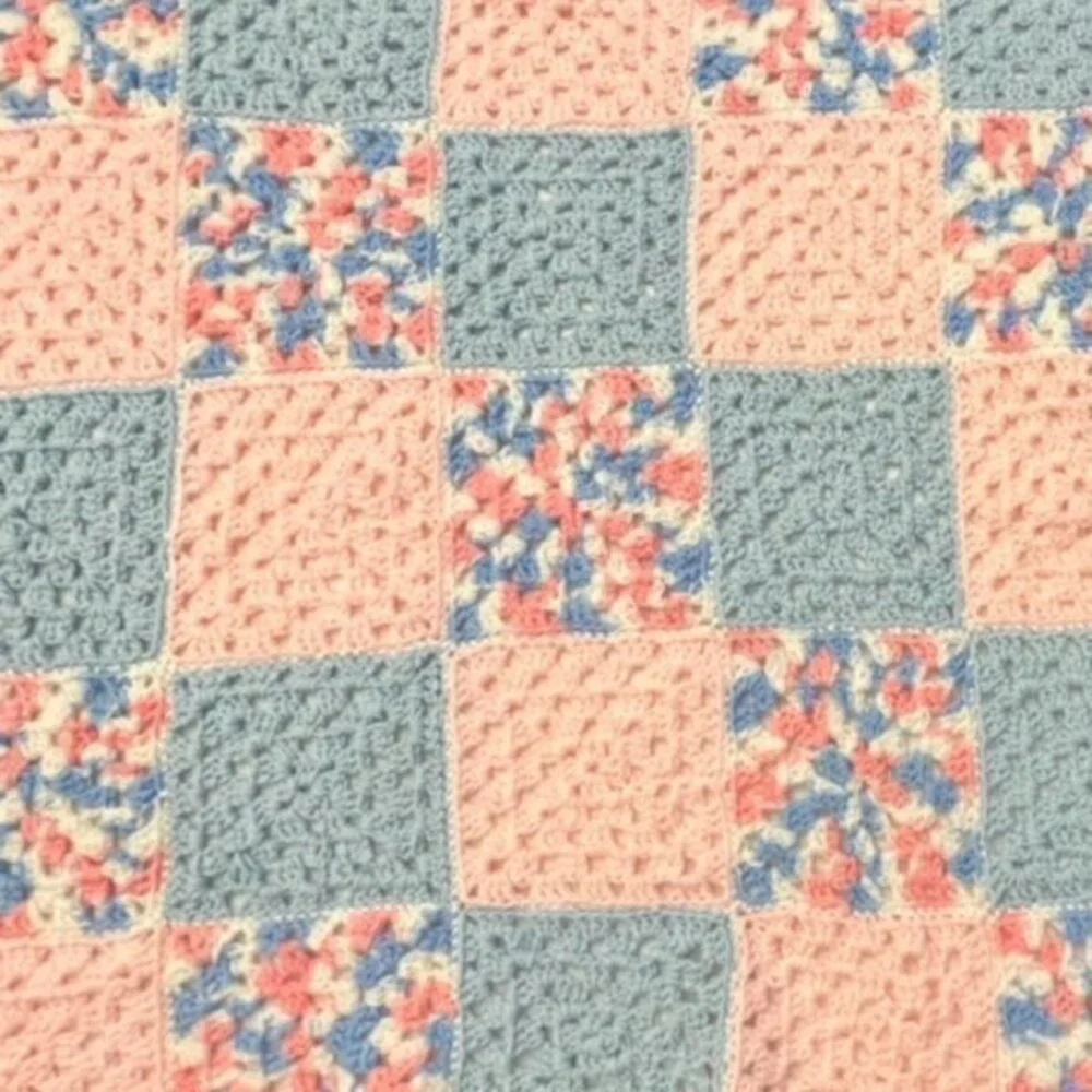 Handmade vtg afghan